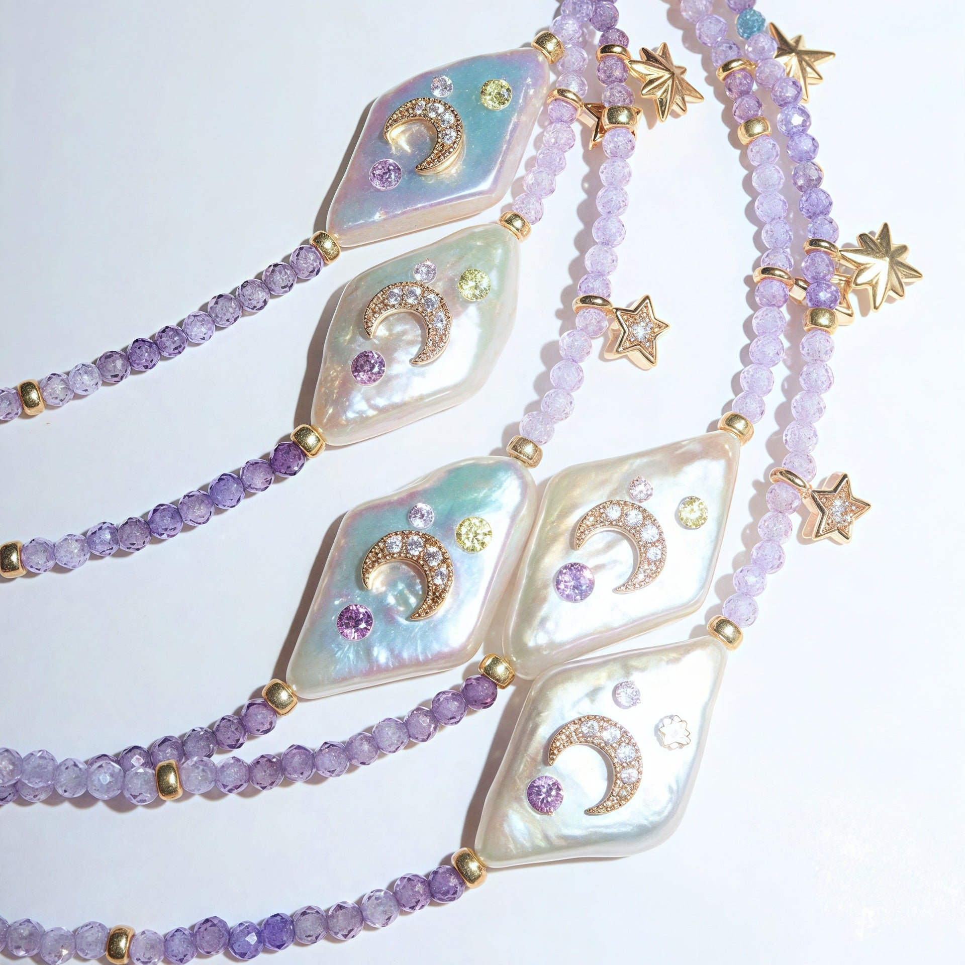 Lunar Pearl Eclipse Necklace Stella Harte