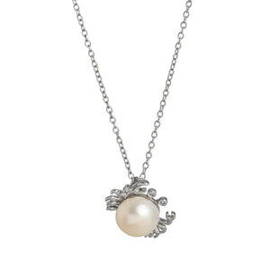 Claw & Pearl Embrace Necklace