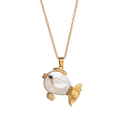 Pearlfin Wish Necklace