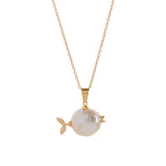Pearly Fin Flirt Necklace