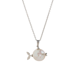 Pearly Fin Flirt Necklace