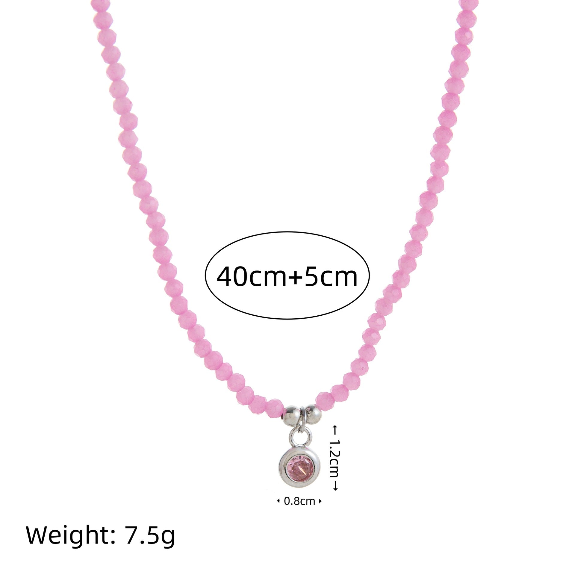 Blush Amethyst Glow Necklace Stella Harte