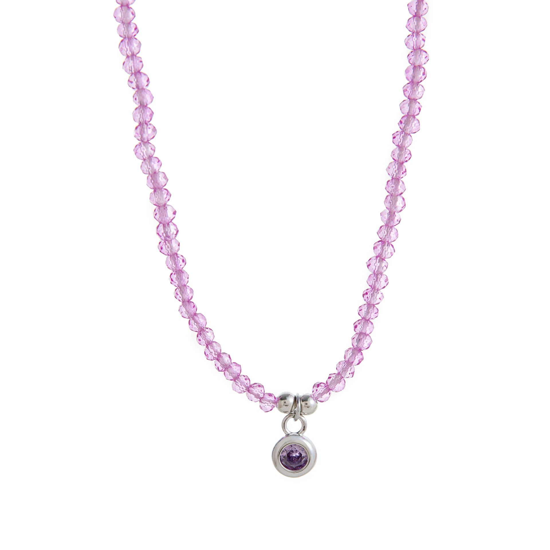 Blush Amethyst Glow Necklace Stella Harte