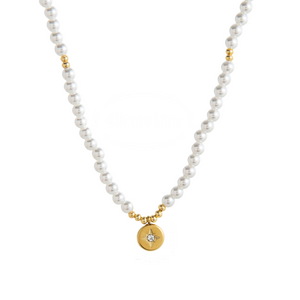 Starlit Pearl Whisper Necklace