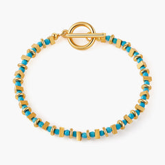 Azure Block Bracelet