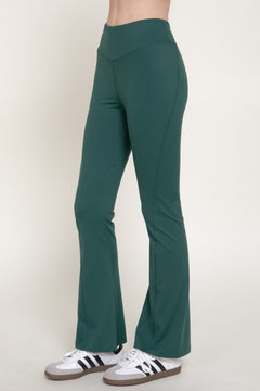 Flared Hem Work Out Pants