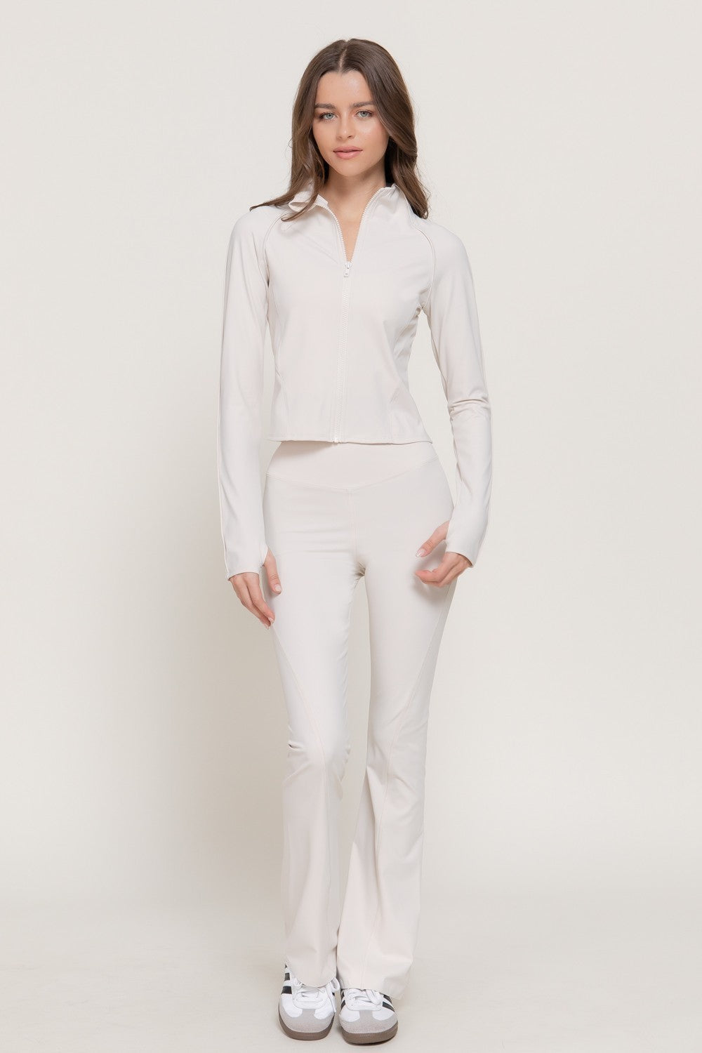 Long Slv Zip-up Activewear Jacket