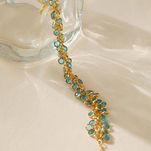 Azure Fringe Bracelet