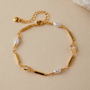 Pearl Bar Glow Bracelet