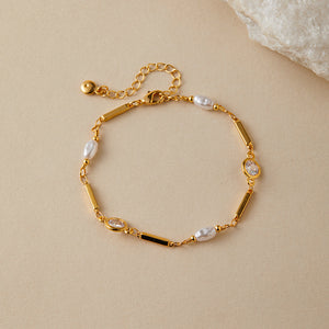 Pearl Bar Glow Bracelet