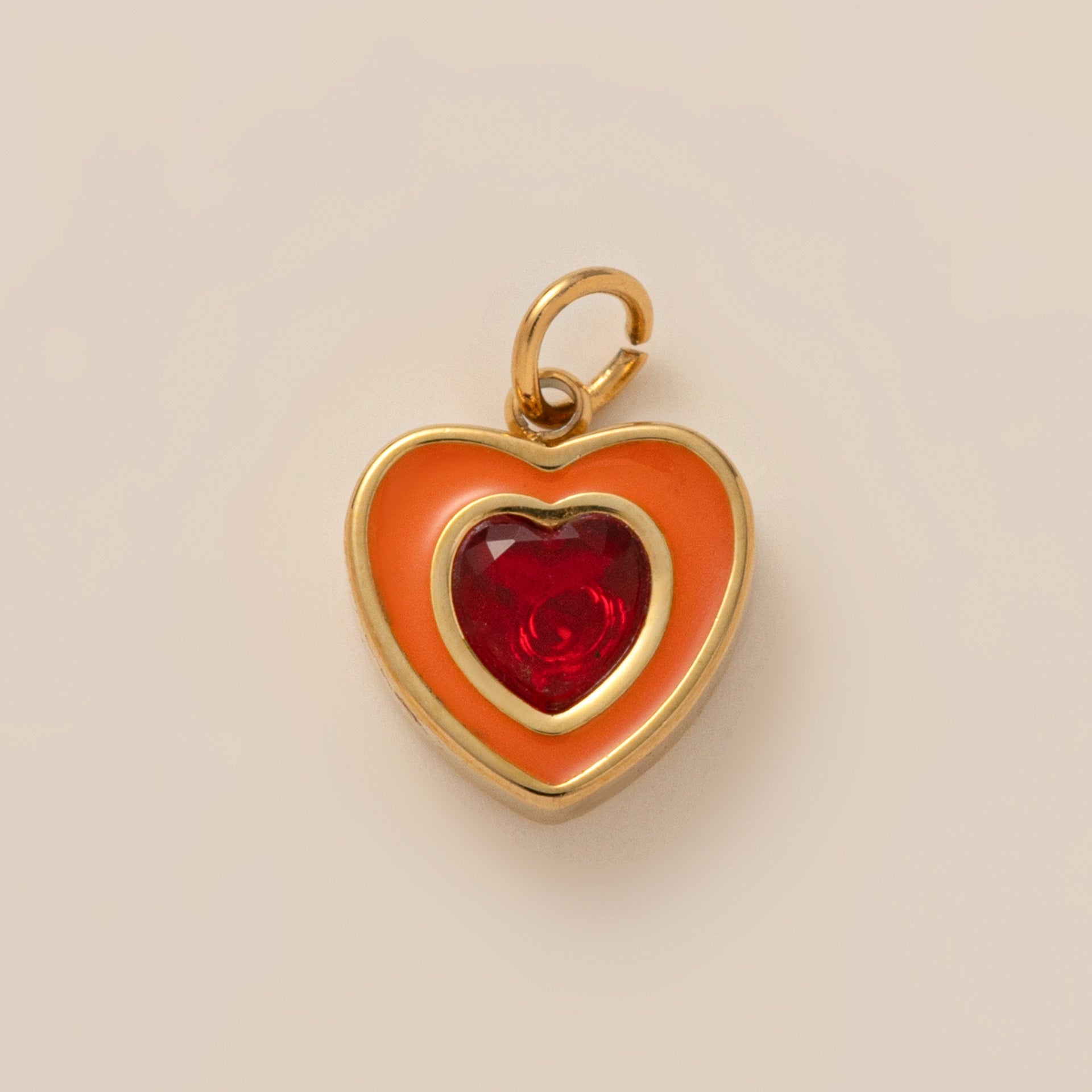 Heart Gem Birthstone Necklace