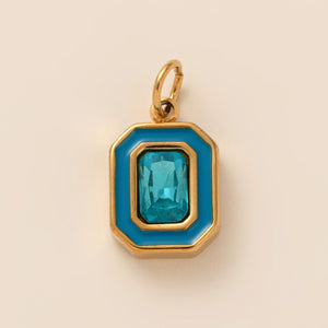 Heart Gem Birthstone Necklace
