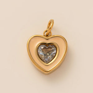 Heart Gem Birthstone Necklace