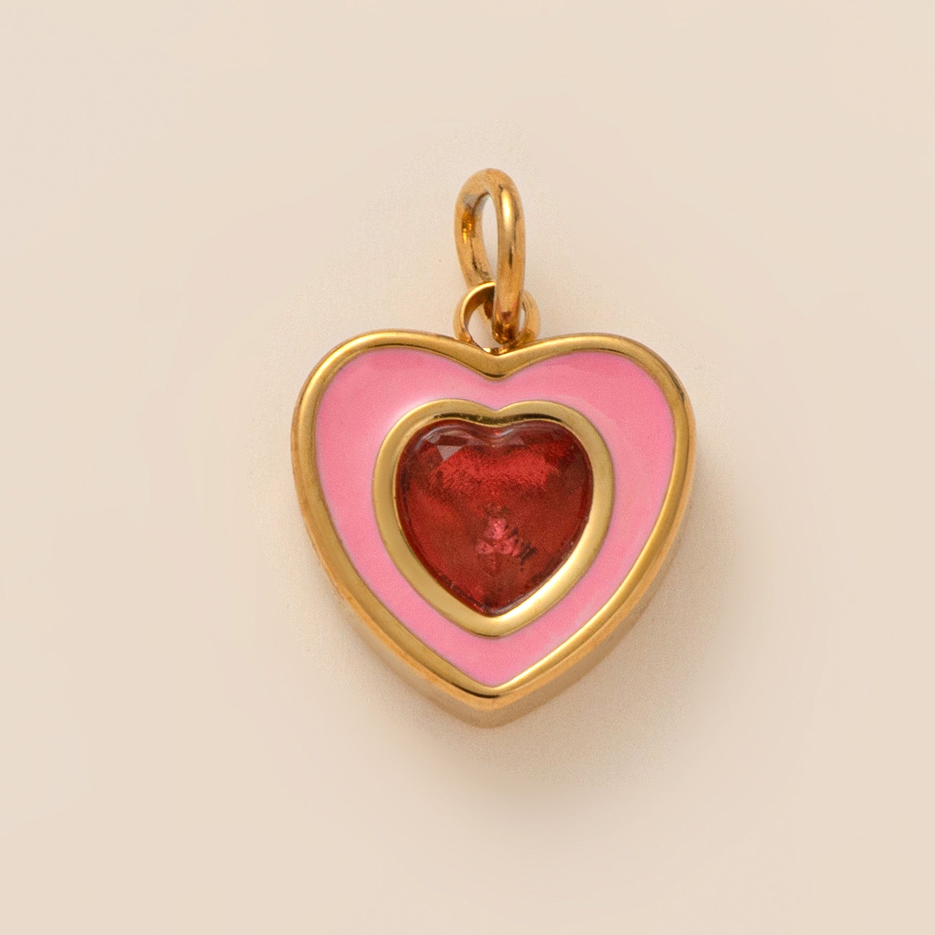 Heart Gem Birthstone Necklace