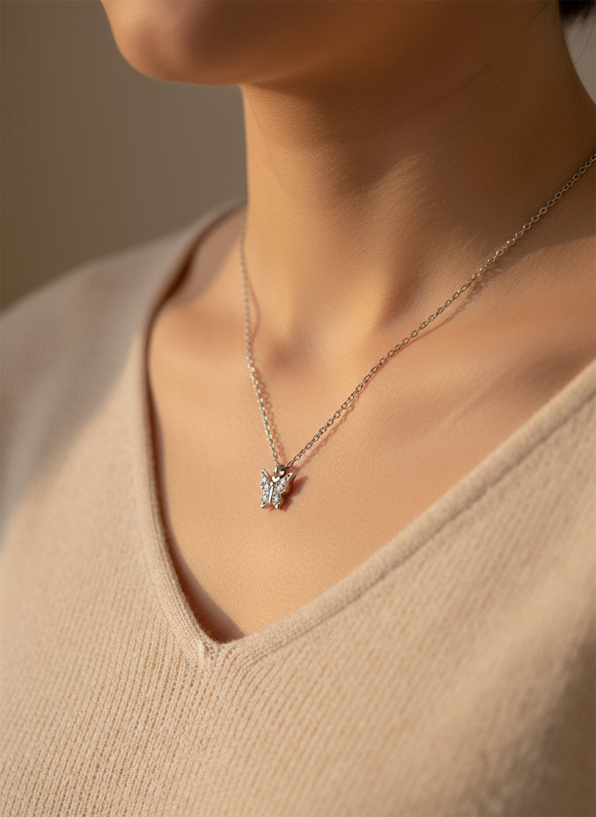 Butterfly Wish Necklace Stella Harte
