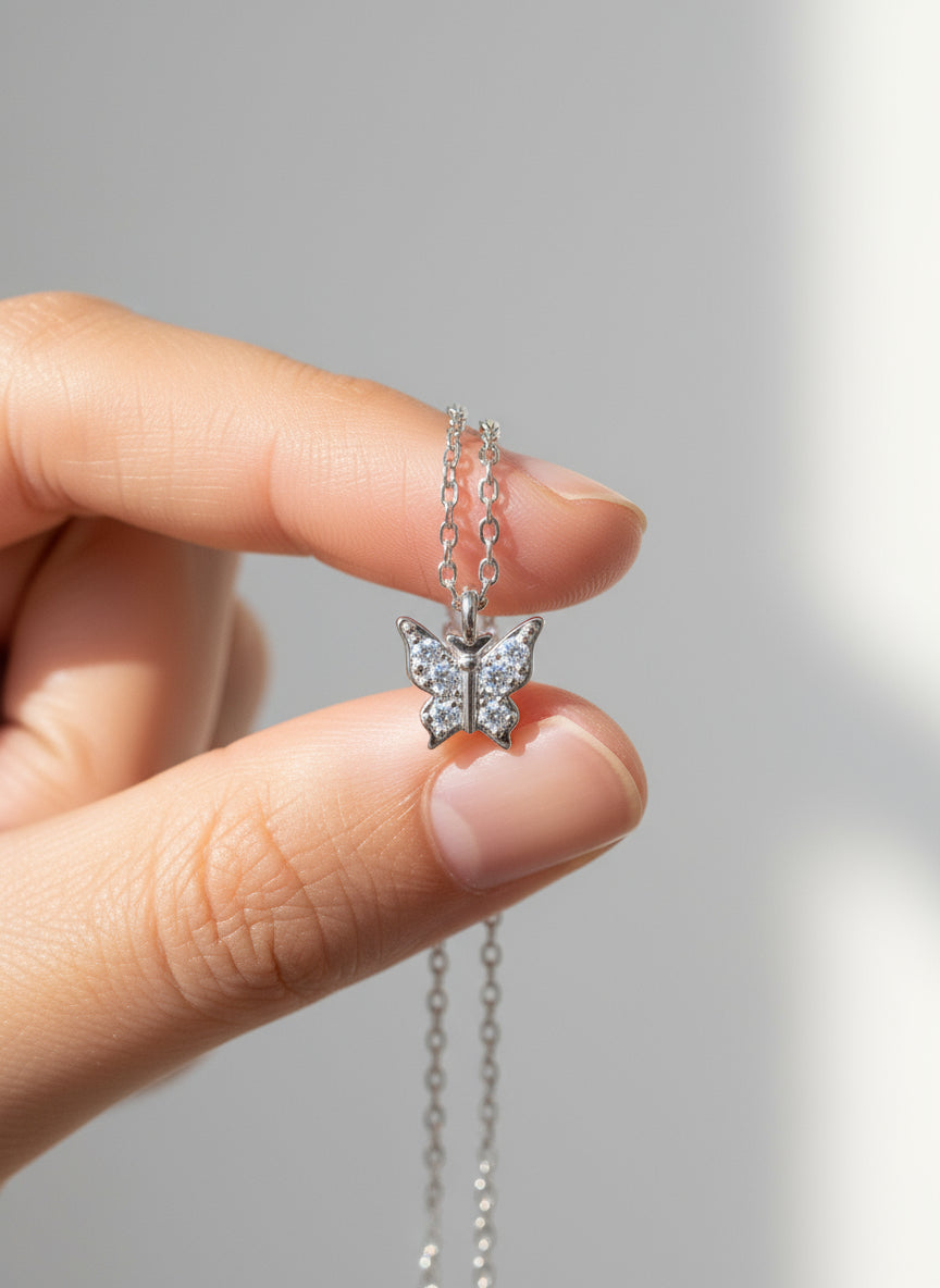 Butterfly Wish Necklace Stella Harte