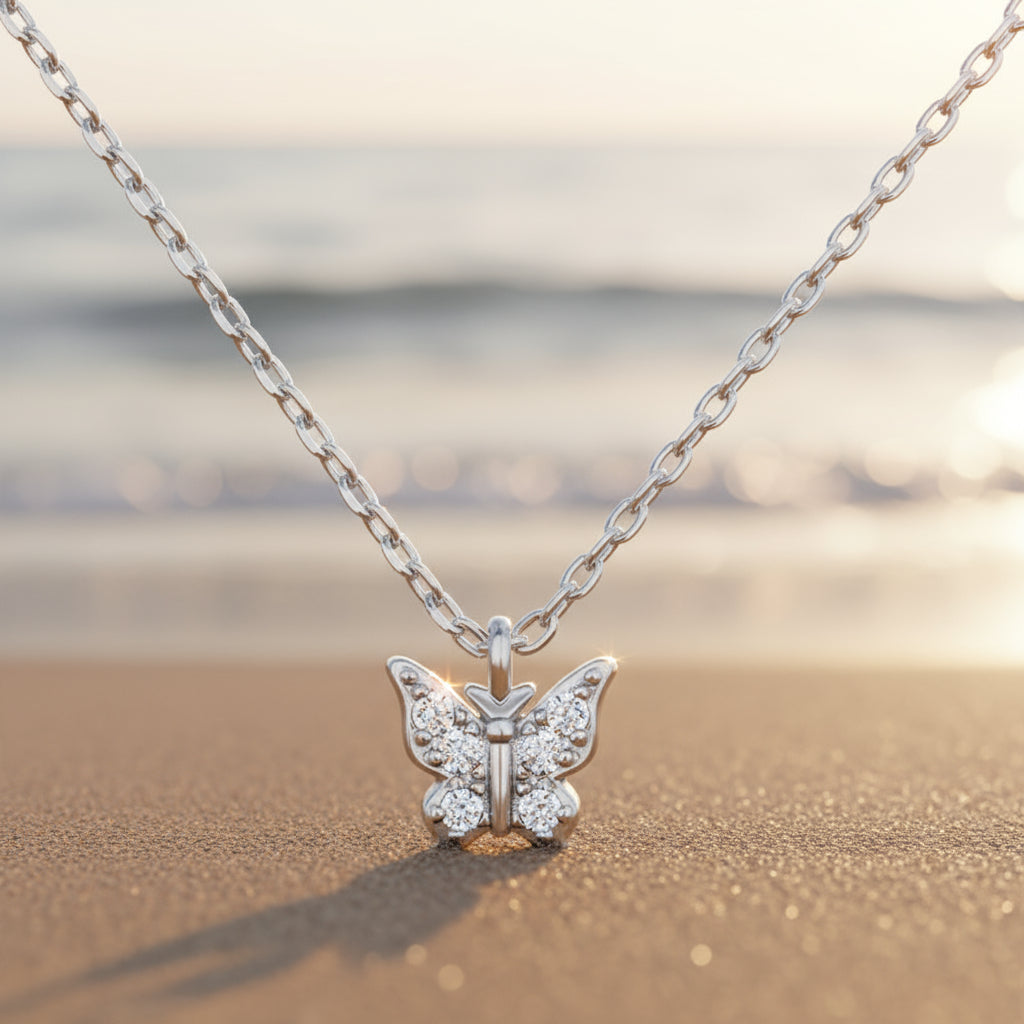 Butterfly Wish Necklace Stella Harte