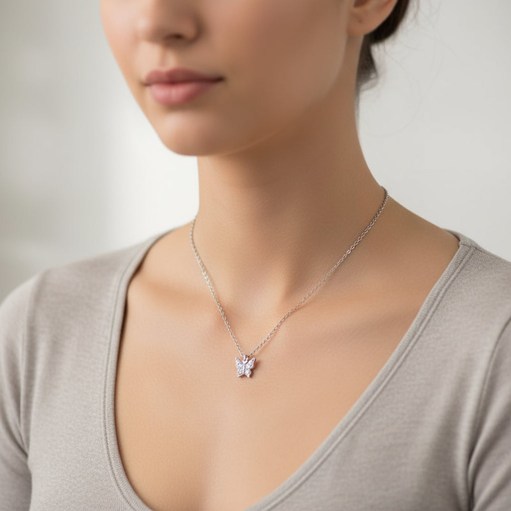 Butterfly Wish Necklace Stella Harte