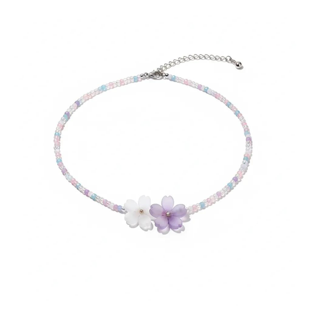 Sakura Bead Choker Necklace