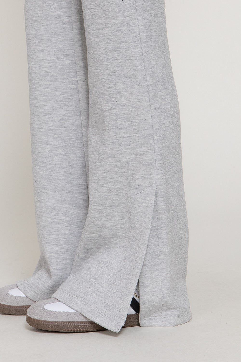 Flare Soft Bottom Slit Scuba Pant