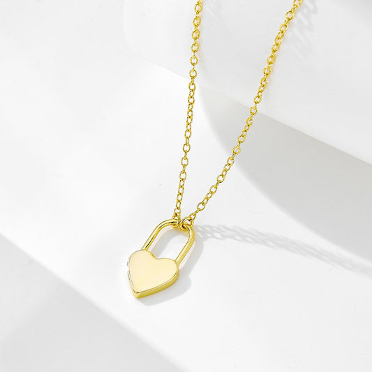 Eternal Heart Lock Necklace