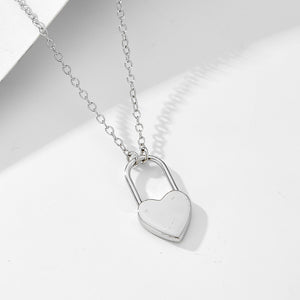 Eternal Heart Lock Necklace