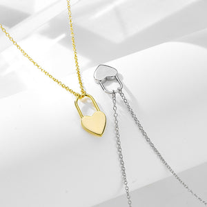 Eternal Heart Lock Necklace