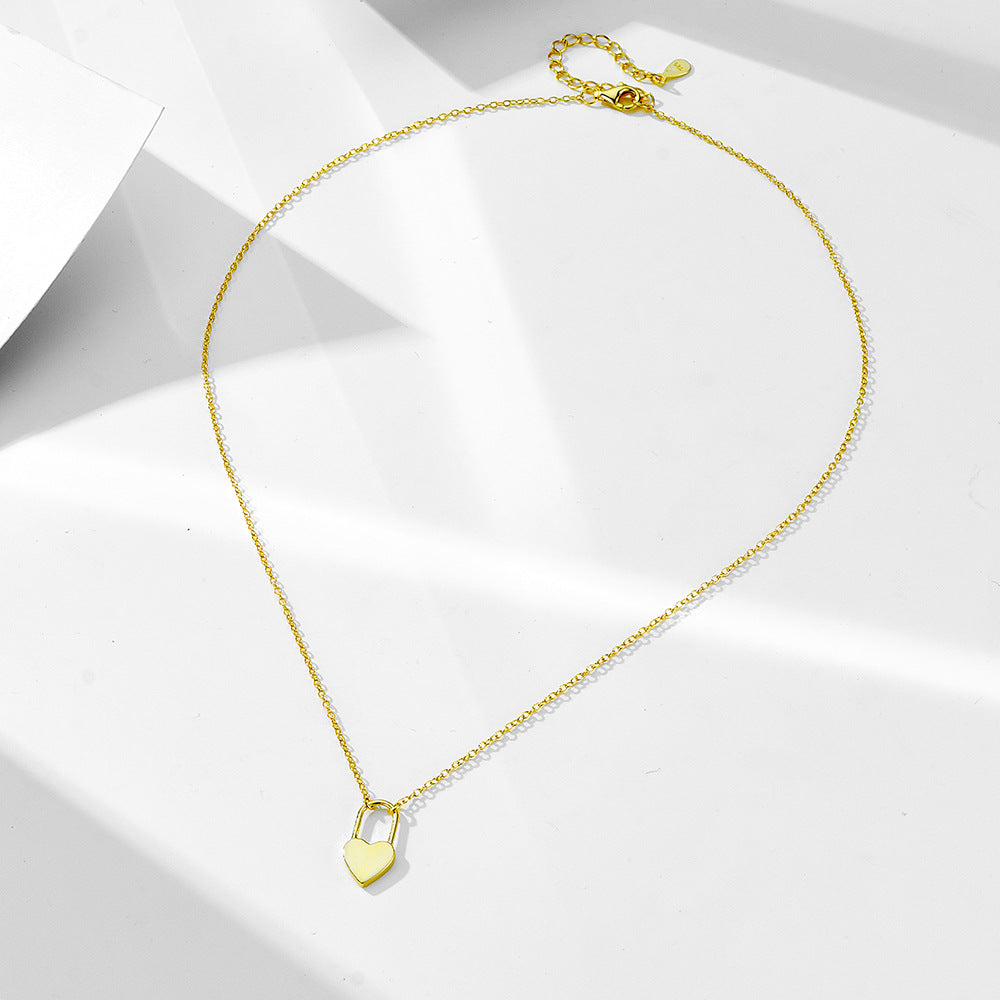 Eternal Heart Lock Necklace