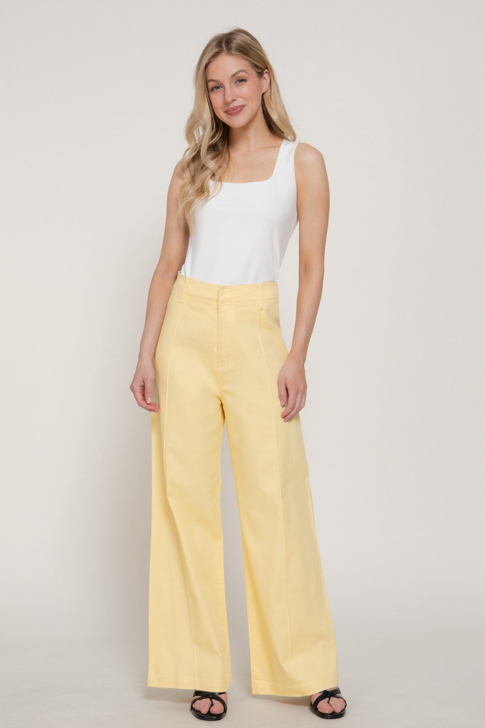 High Waist Wide Leg Pants