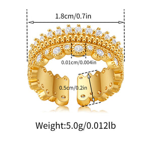 Beaded Sparkle Eternity Ring