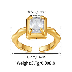 Emerald Whisper Solitaire Ring