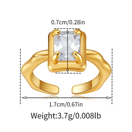 Emerald Whisper Solitaire Ring