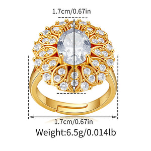 Daisy Diamond Bloom Ring