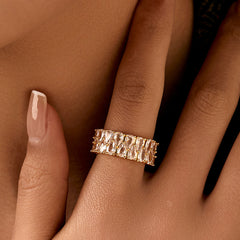 Rose Baguette Eternity Ring