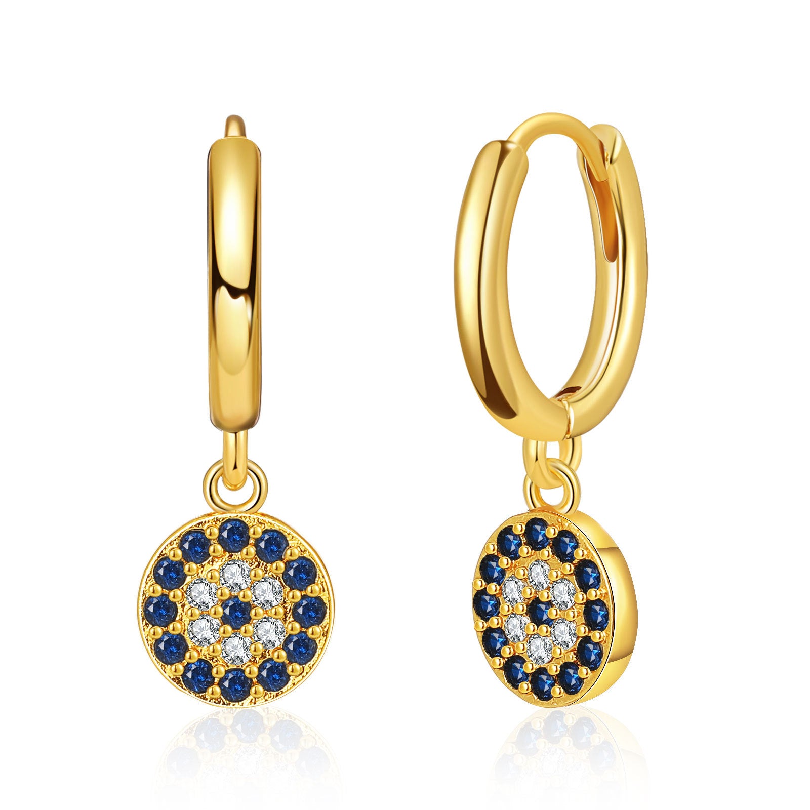 Evil Eye Whisper Hoops