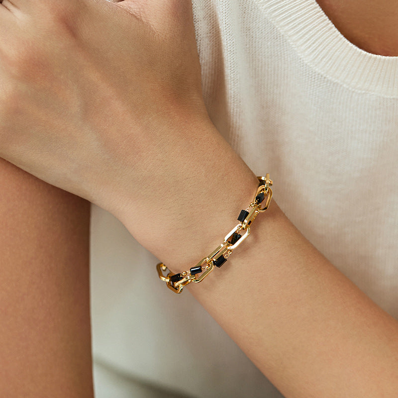 Turquoise Link Glow Bracelet