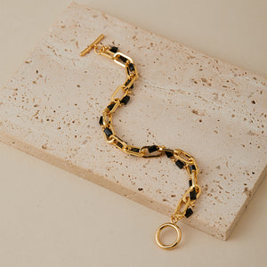 Turquoise Link Glow Bracelet