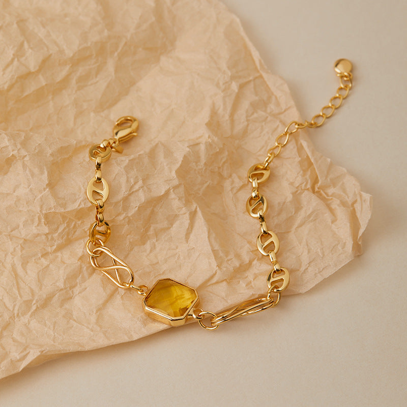 Citrine Infinity Anchor
