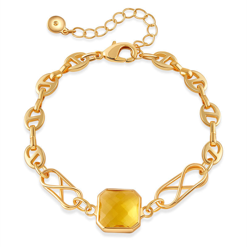 Citrine Infinity Anchor
