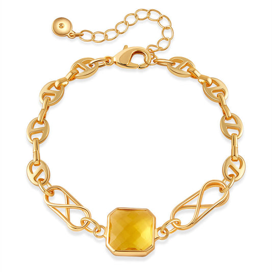 Citrine Infinity Anchor