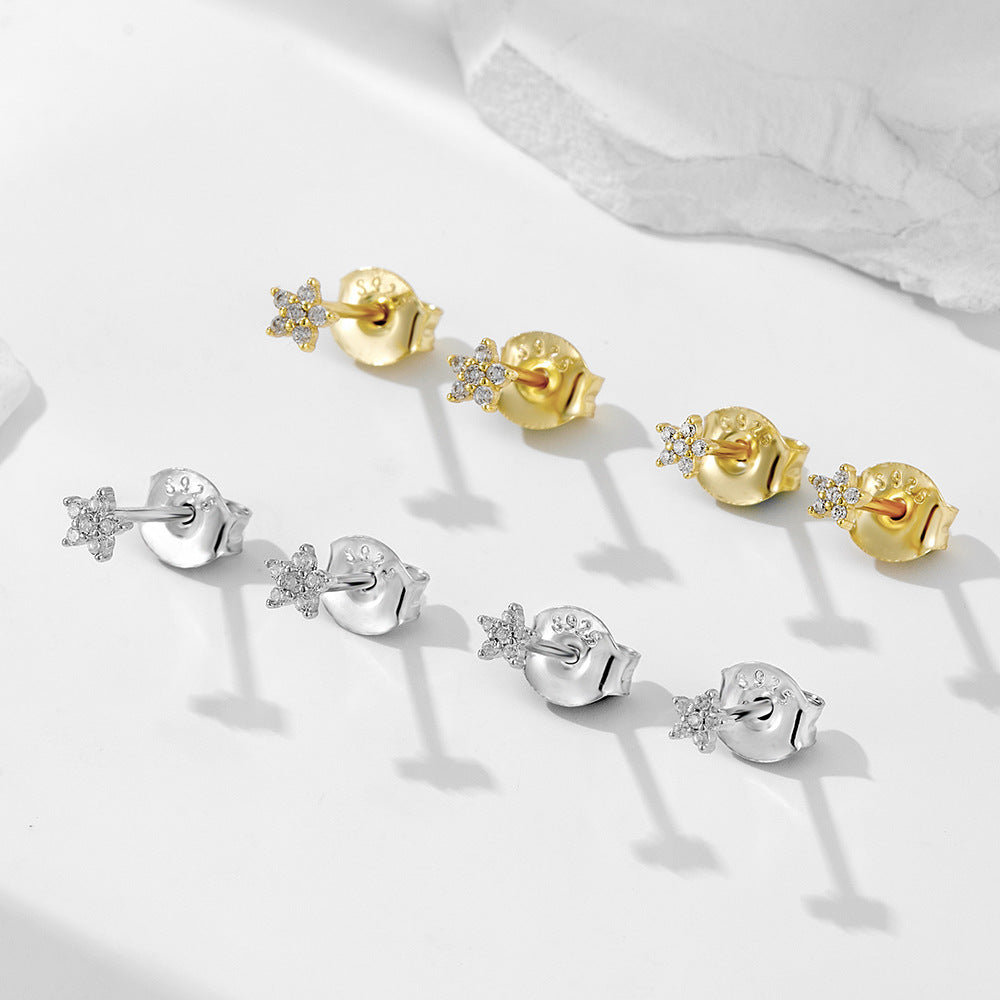 Starlit Blossom Stud Earrings Stella Harte