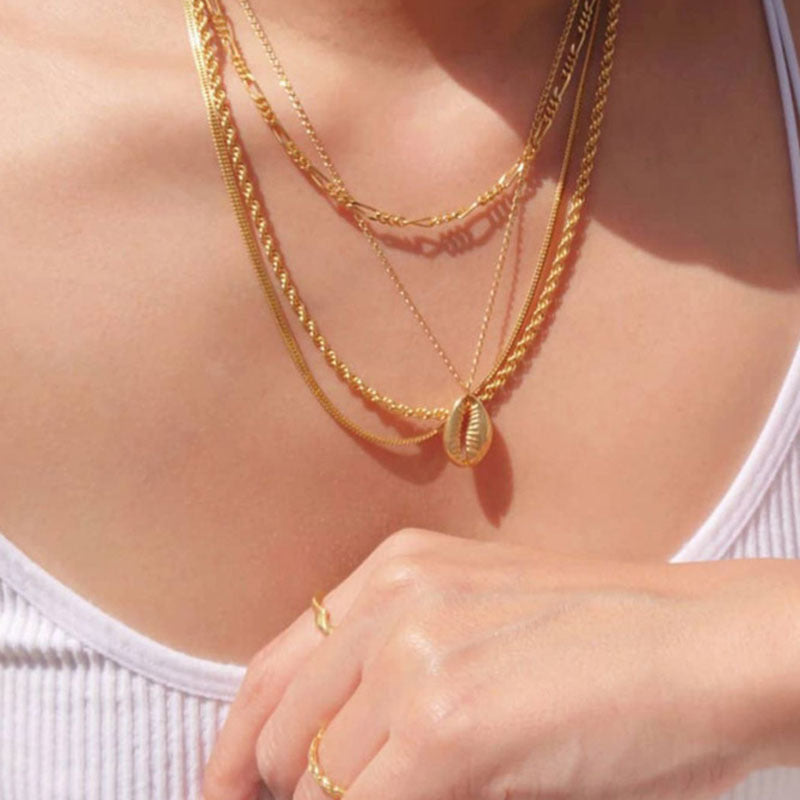 Ethereal Gold Tides Necklace Stella Harte
