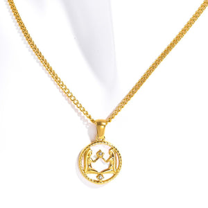 Zodiac Charm Pendant Necklace