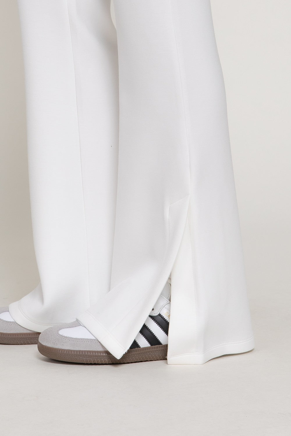 Flare Soft Bottom Slit Scuba Pant