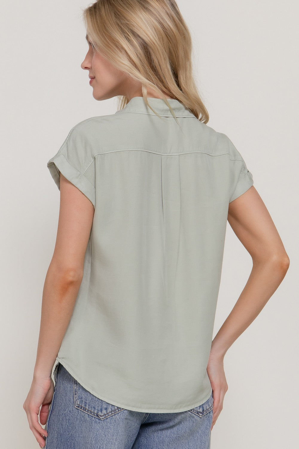 Dolman Short Slv Tencel Shirt