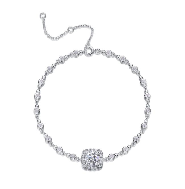 Eternal Halo Square Bracelet