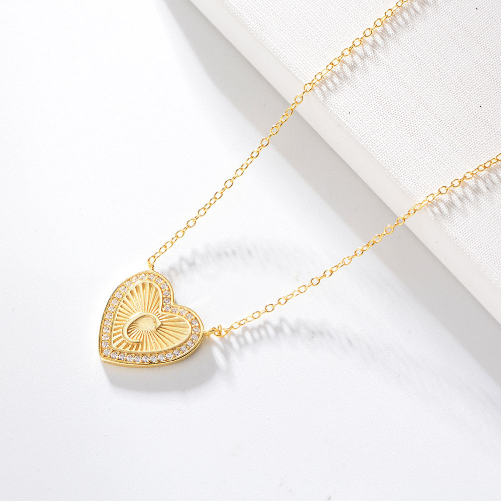 Serenity’s Heart Cipher Necklace Stella Harte