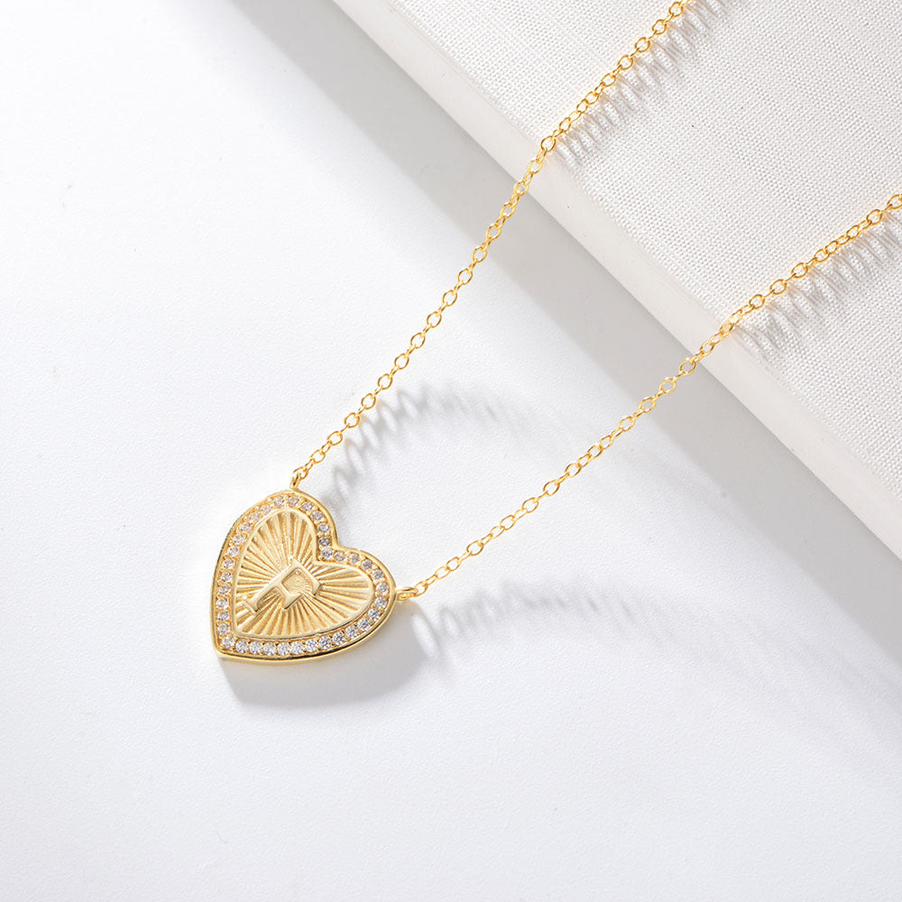 Serenity’s Heart Cipher Necklace Stella Harte