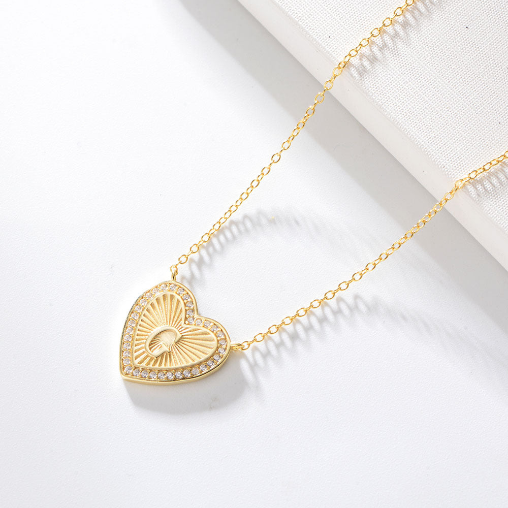 Serenity’s Heart Cipher Necklace Stella Harte