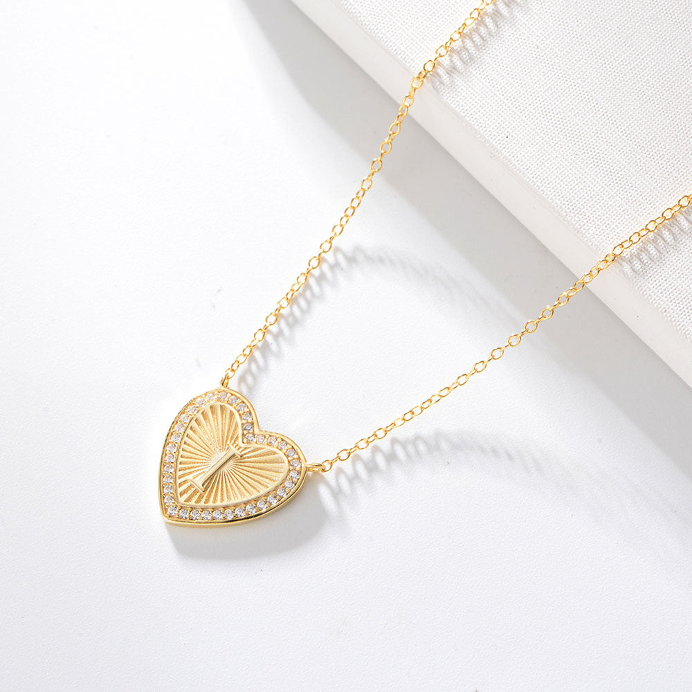 Serenity’s Heart Cipher Necklace Stella Harte